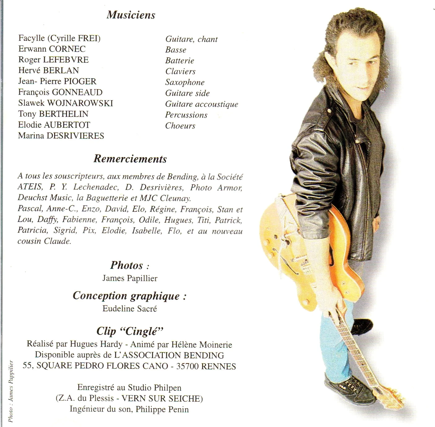 🎸 CD ultra-raro: Facylle - "Cinglé" (1996) - Joia de colecionador! – photo 2